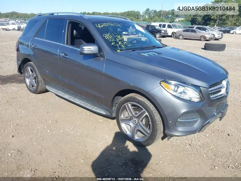 4JGDA5GB3KB210484 — 2019 Mercedes GLE, Задняя часть, фото до ремонта