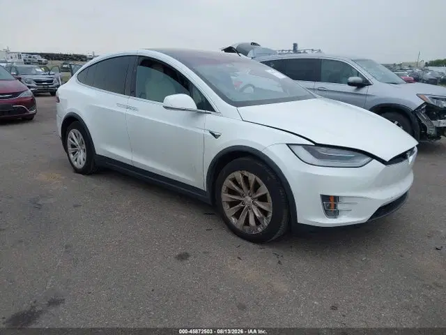 5YJXCBE2XLF231411 — 2020 Tesla Model X Long Range Dual Motor ALL-Wheel Drive/Long Range Plus Dual Motor ALL-Wheel Drive, Задняя часть слева (Left Rear), фото до ремонта