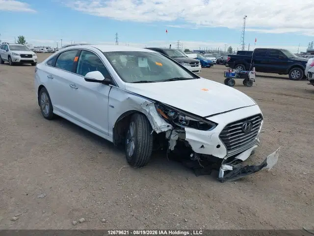 KMHE24L39JA086929 — 2018 Hyundai Sonata Hybrid GL, Передняя часть (Front), фото до ремонта