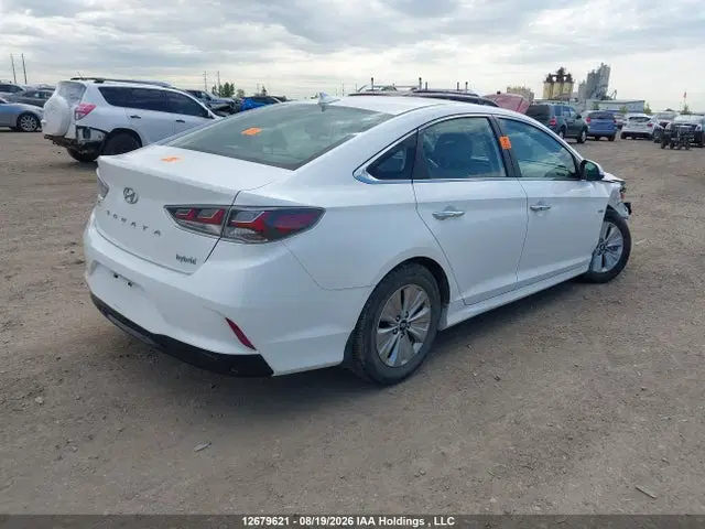 2018 Hyundai Sonata Hybrid Gl VIN KMHE24L39JA086929 фото 4