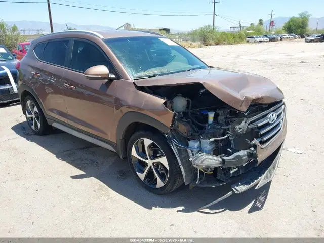 KM8J33A28HU461167 — 2017 Hyundai Tucson Sport, Передняя часть (Front End), фото до ремонта