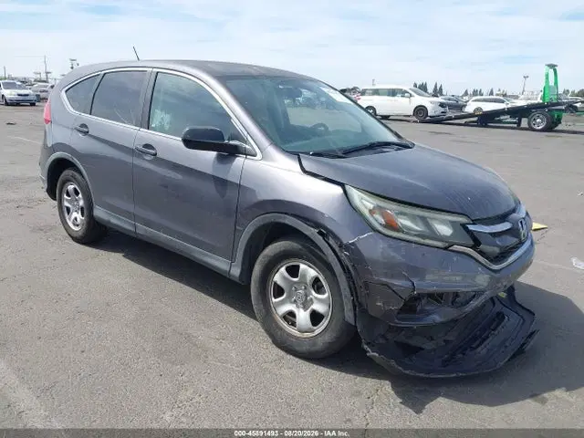 3CZRM3H31FG704928 — 2015 Honda CR-V LX, Передняя часть, фото до ремонта