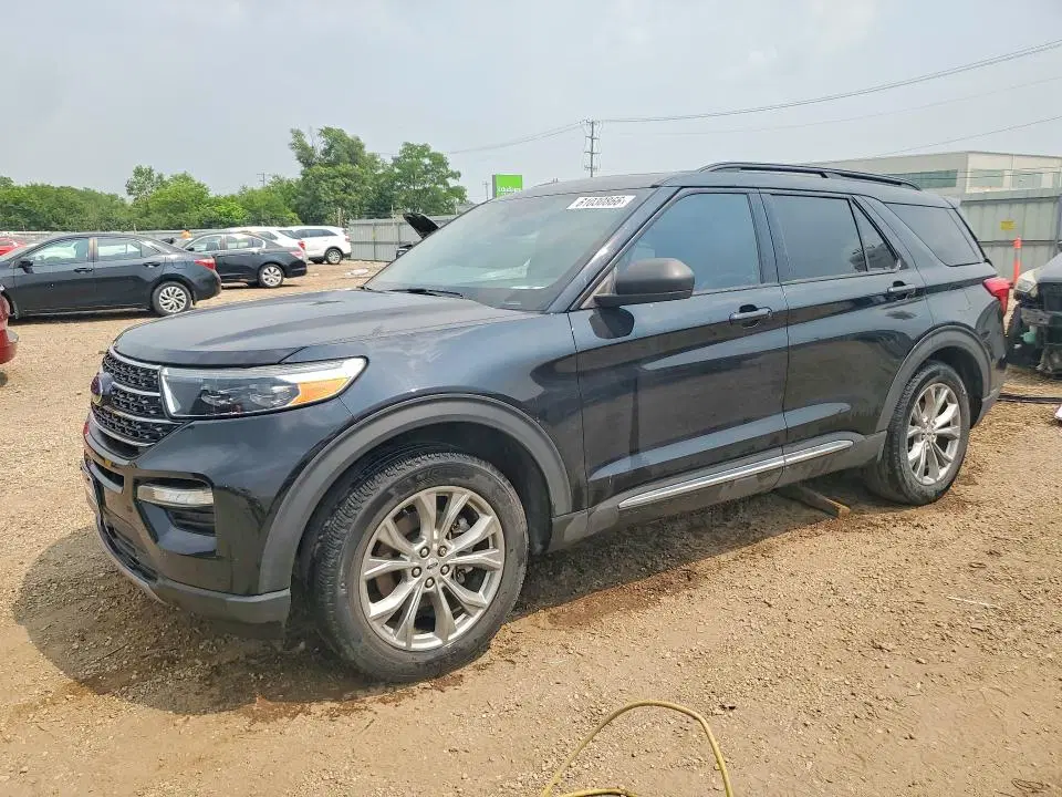 1FMSK8DH7MGC05812 — 2021 Ford Explorer, Задняя часть, фото до ремонта