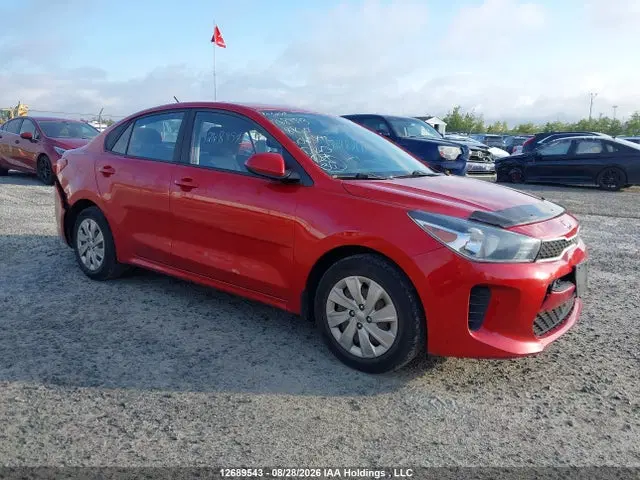 3KPA24AB3JE065892 — 2018 Kia RIO LX/S, Задняя часть (Rear), фото до ремонта