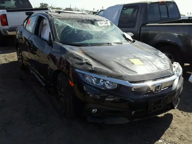 2HGFC1F32JH640962 — 2018 Honda Civic EX, FRONT END, фото до ремонта