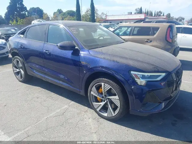 WA13AAGE7NB035755 — 2022 Audi E-Tron Sportback Prestige S Line Quattro, Задняя часть (Rear), фото до ремонта