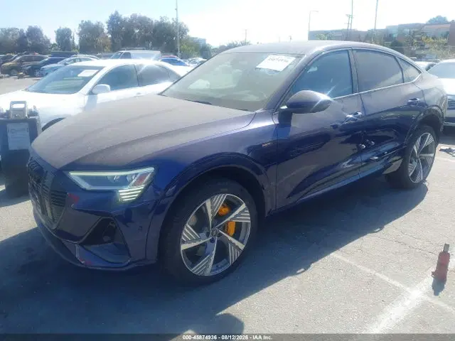 2022 Audi E-tron Sportback Prestige S Line Quattro VIN WA13AAGE7NB035755 фото 2