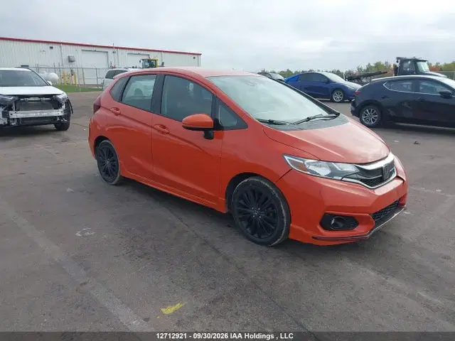 3HGGK5H6XLM101273 — 2020 Honda Fit Sport, Передняя часть (Front), фото до ремонта