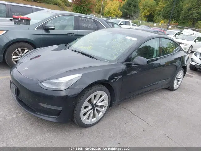 2022 Tesla MODEL 3 VIN 5YJ3E1EB9NF278516 фото 2
