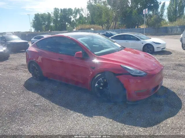 5YJYGDEE0MF085035 — 2021 Tesla Model Y Long Range Dual Motor ALL-Wheel Drive, Правый бок (Right Side), фото до ремонта