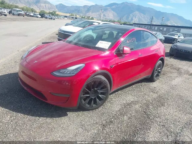 2021 Tesla Model Y Long Range Dual Motor All-wheel Drive VIN 5YJYGDEE0MF085035 фото 2