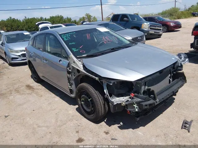 4S3GTAA65K3725688 — 2019 Subaru Impreza, Передняя часть (Front End), фото до ремонта