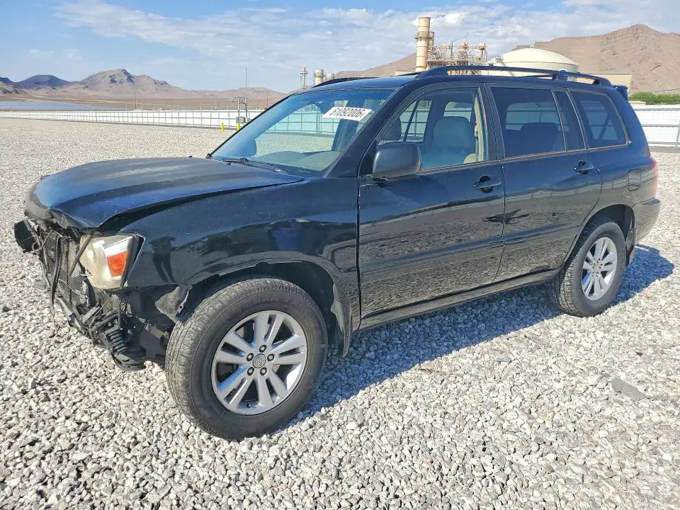 JTEEW21A360010355 — 2006 Toyota Highlander, Передняя часть (Front End), фото до ремонта