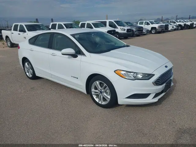 3FA6P0UUXJR100519 — 2018 Ford Fusion Hybrid S, Естественный износ (Normal Wear & Tear), фото до ремонта