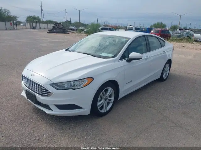 2018 Ford Fusion Hybrid S VIN 3FA6P0UUXJR100519 фото 2