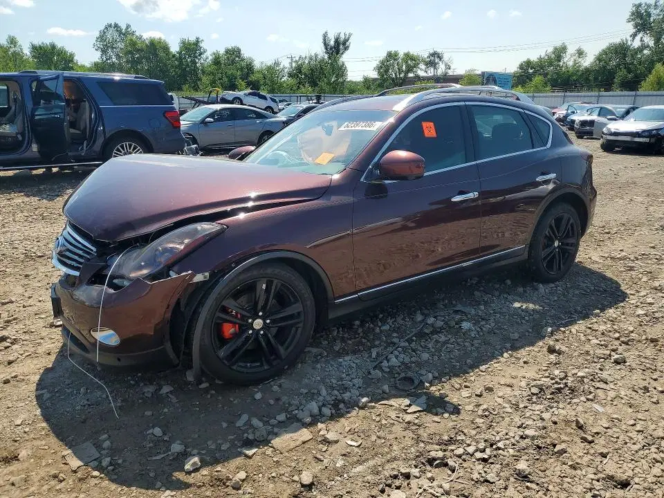 JN1AJ0HR9BM852611 — 2011 Infiniti EX35, Передняя часть, фото до ремонта
