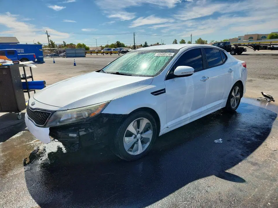 5XXGM4A75FG420219 — 2015 Kia Optima, Передняя часть (Front End), фото до ремонта