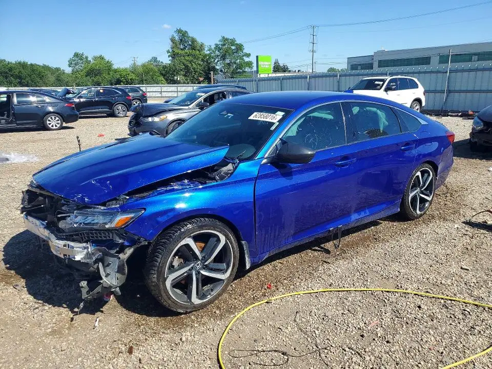 1HGCV1F36KA037011 — 2019 Honda Accord, Передняя часть, фото до ремонта
