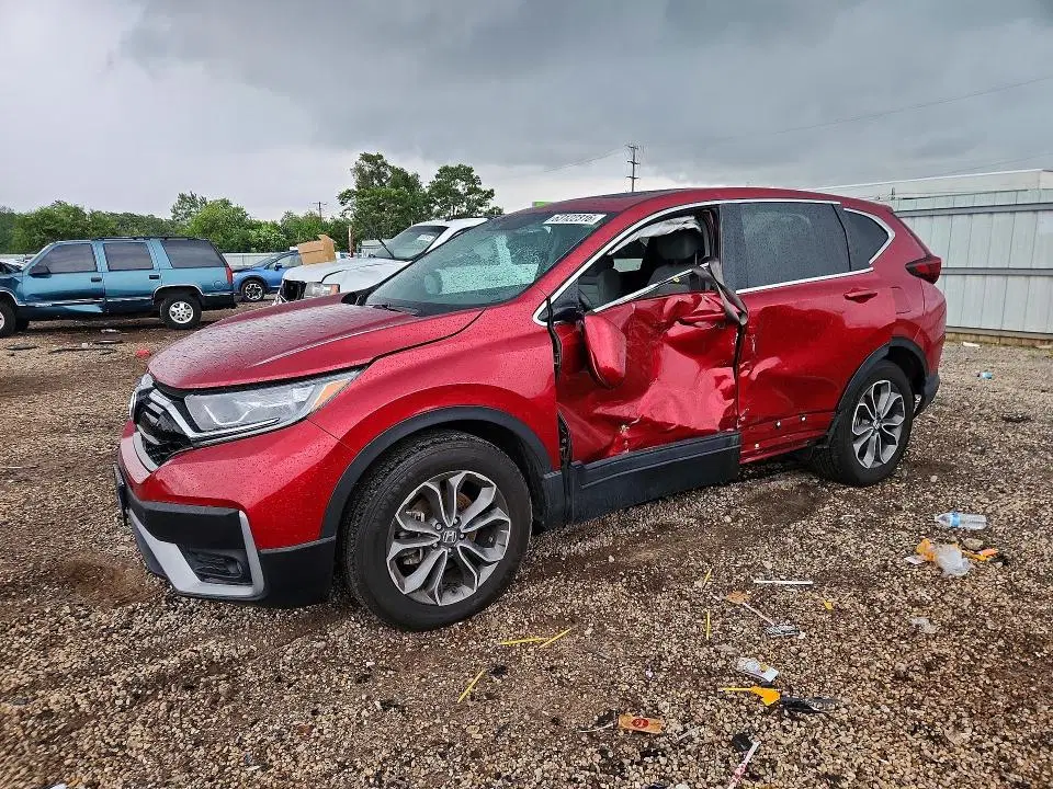 5J6RW1H56MA003720 — 2021 Honda CR-V, Боковая часть, фото до ремонта