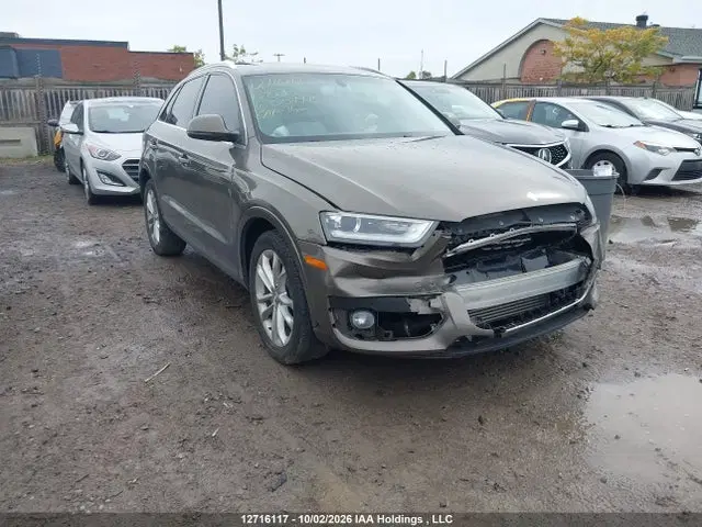 WA1GFEFSXFR007975 — 2015 Audi Q3 2.0T Technik, Передняя часть (Front), фото до ремонта