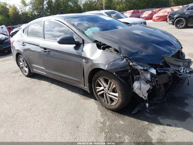 5NPD84LF3LH591904 — 2020 Hyundai Elantra SEL, Передняя часть (Front End), фото до ремонта