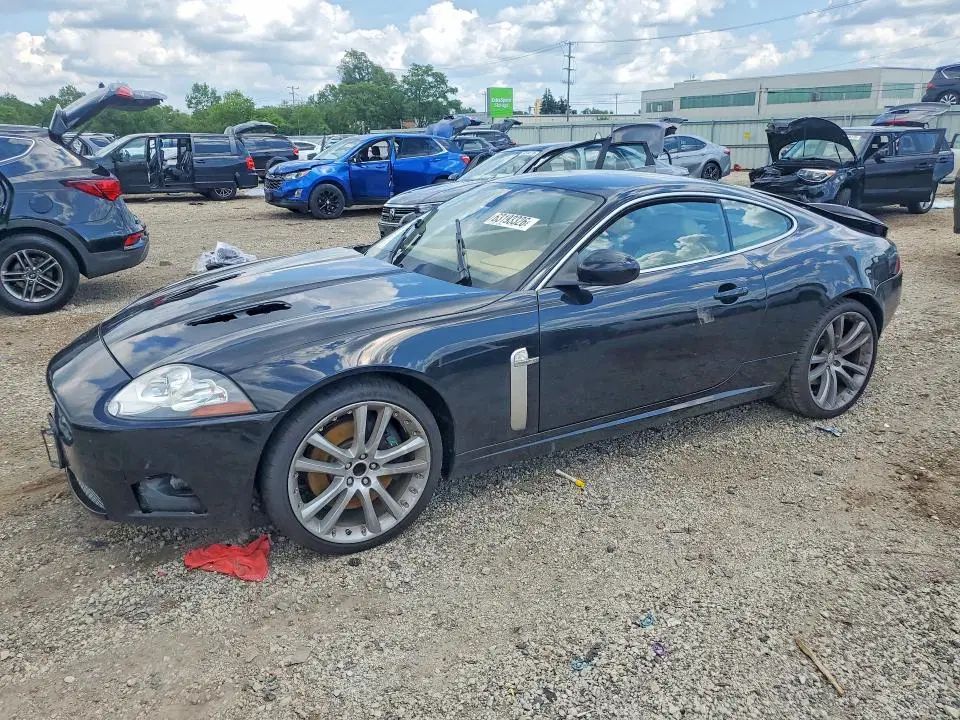 SAJWA43C079B14062 — 2007 Jaguar XKR, задняя часть, фото до ремонта