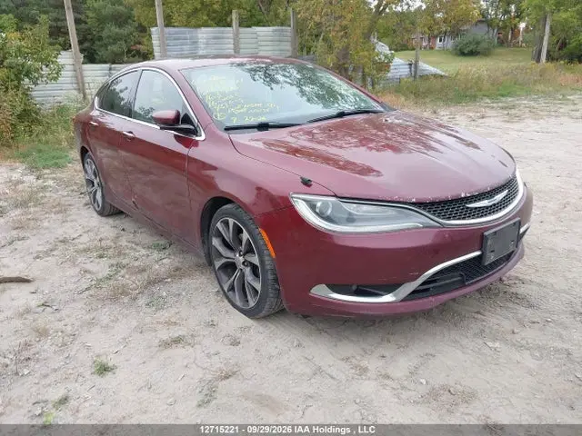 1C3CCCCG5GN163470 — 2016 Chrysler 200 C, Charity, фото до ремонта