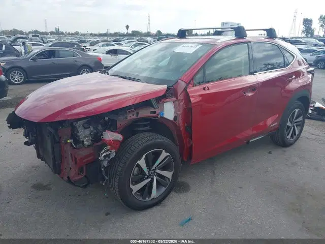 2021 Lexus NX 300H VIN JTJGJRDZ0M5012468 фото 2