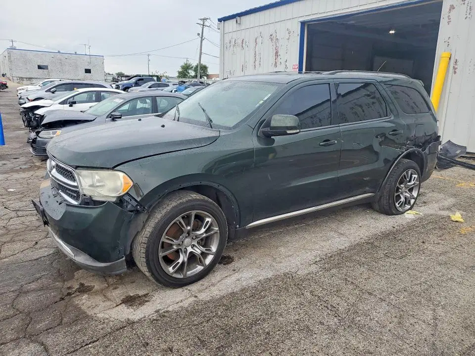 1D4SE4GT7BC596519 — 2011 Dodge Durango, Задняя часть, фото до ремонта