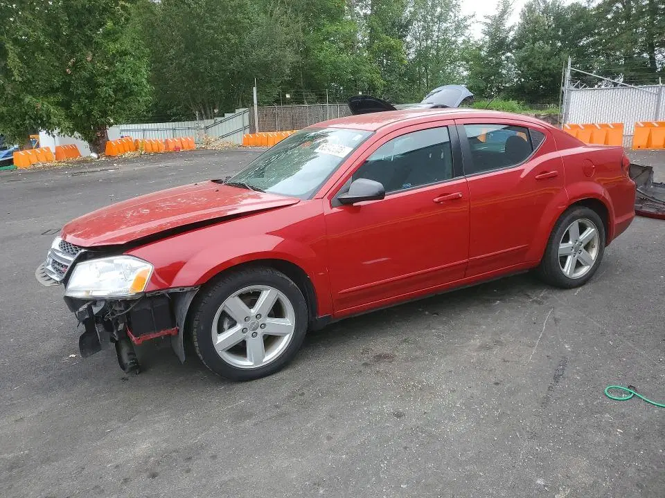 1C3CDZABXDN643376 — 2013 Dodge Avenger, Передняя часть (Front End), фото до ремонта