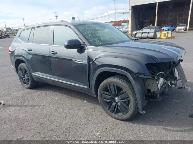1V2RR2CA7KC579453 — 2019 Volkswagen Atlas 3.6 Fsi Highline, Передняя часть (Front), фото до ремонта
