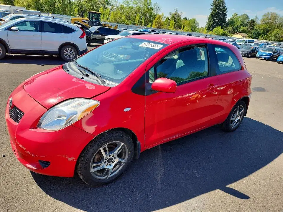JTDJT903075040585 — 2007 Toyota Yaris, Задняя часть (Rear End), фото до ремонта