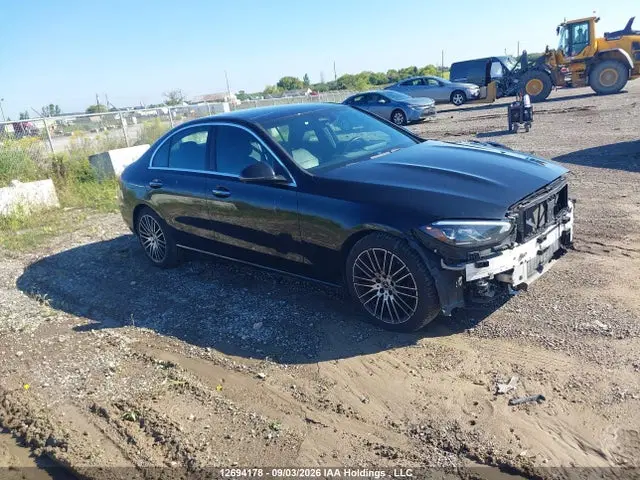 W1KAF4HB8RR205869 — 2024 Mercedes-Benz C 300 4MATIC, Передняя часть, фото до ремонта