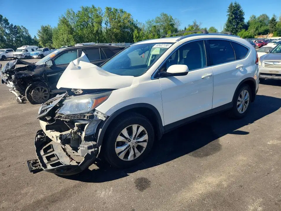 5J6RM4H7XDL047202 — 2013 Honda CR-V, Передняя часть (Front End), фото до ремонта