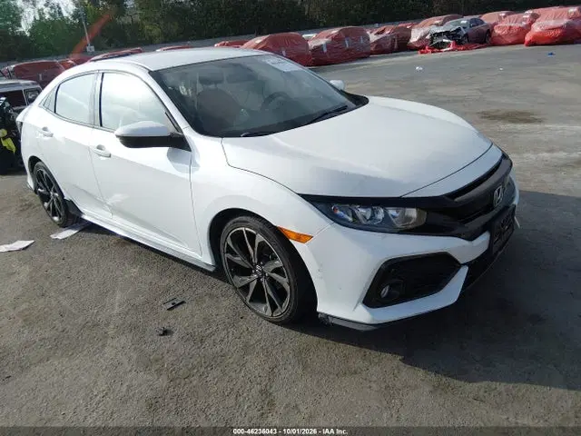SHHFK7H49JU425349 — 2018 Honda Civic Sport, Левый бок (Left Side), фото до ремонта