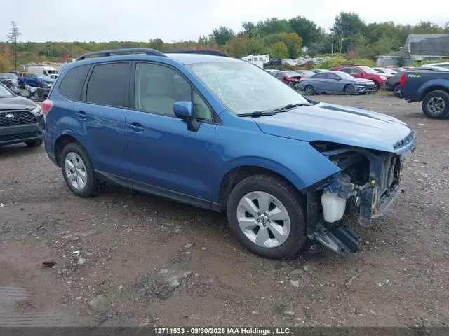 JF2SJEDC7JH408250 — 2018 Subaru Forester 2.5I Convenience, Передняя часть (Front), фото до ремонта