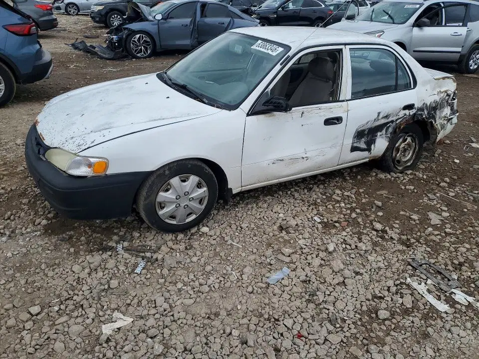 1NXBR12E3YZ344998 — 2000 Toyota Corolla, Задняя часть, фото до ремонта