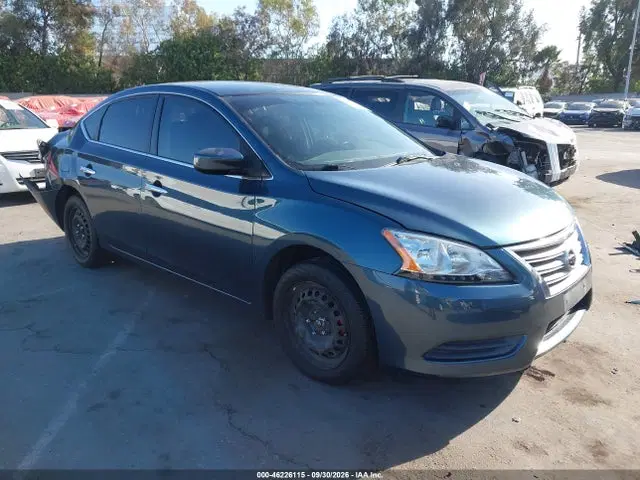 3N1AB7AP1FY325776 — 2015 Nissan Sentra SV, Задняя часть (Rear), фото до ремонта