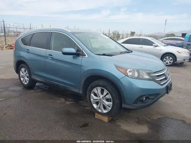 2HKRM3H71EH557119 — 2014 Honda CR-V EX-L, Передняя часть слева (Left Front), фото до ремонта
