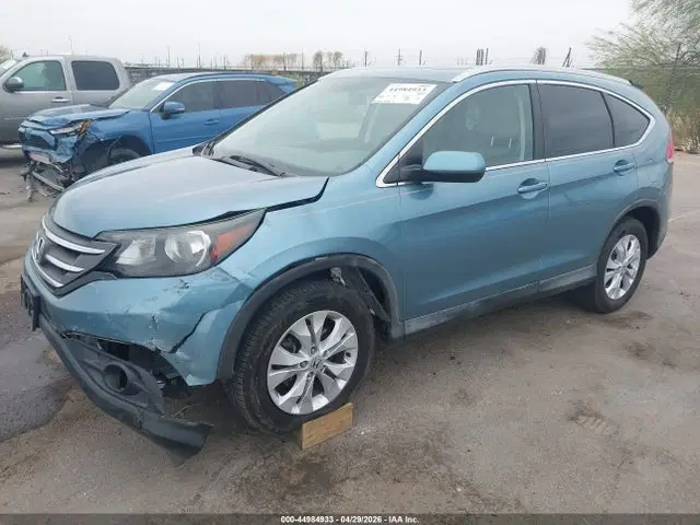 2014 Honda Cr-v Ex-l VIN 2HKRM3H71EH557119 фото 2