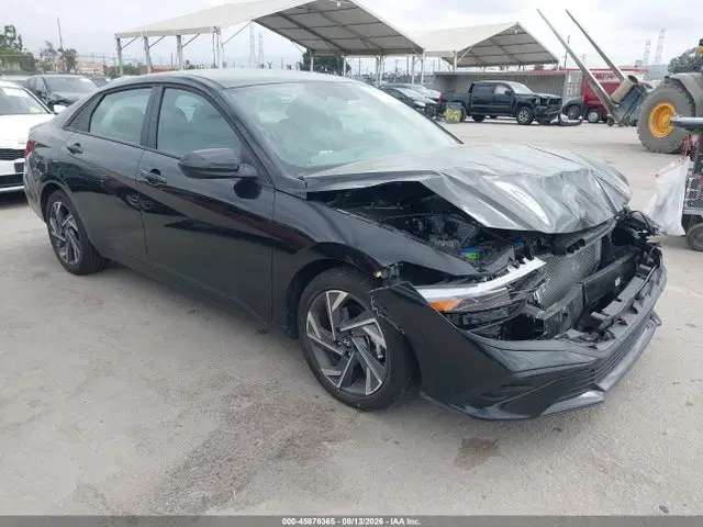 KMHLM4DG3SU095936 — 2025 Hyundai Elantra SEL Sport, передняя часть, фото до ремонта