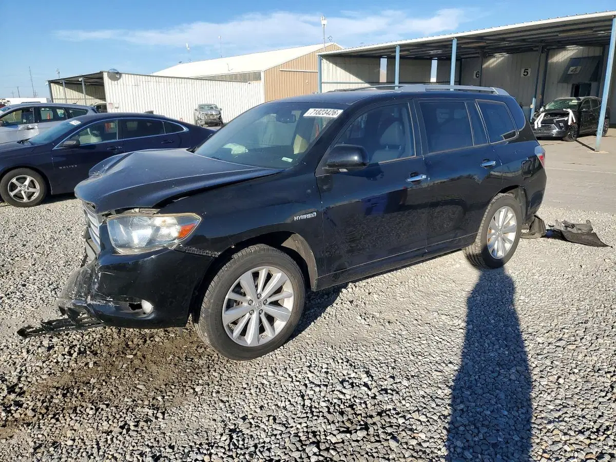 JTEEW44A682010297 — 2008 Toyota Highlander, Передняя часть, фото до ремонта