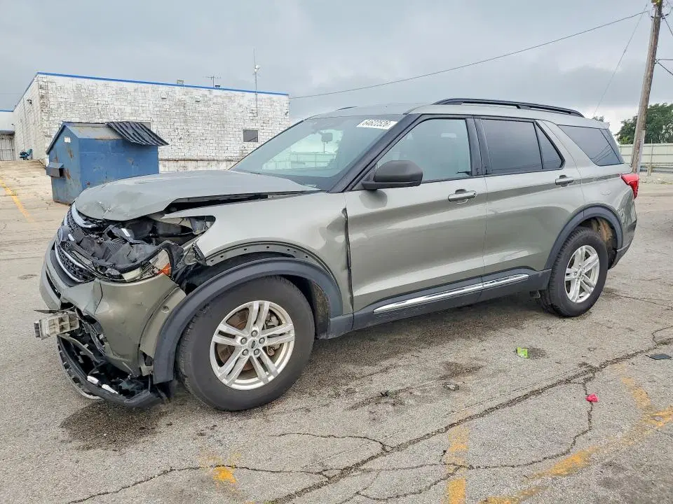 1FMSK8DH2LGB40771 — 2020 Ford Explorer, Передняя часть, фото до ремонта