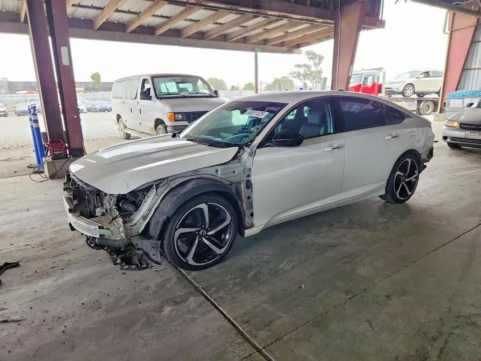 1HGCV1F31MA056262 — 2021 Honda Accord, Передняя часть (Front End), фото до ремонта