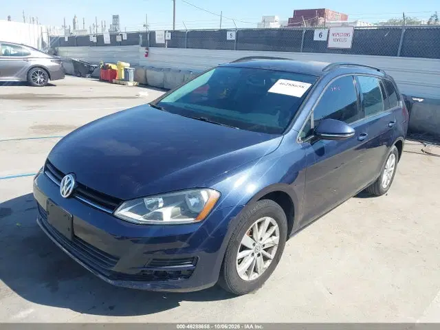 2016 Volkswagen Golf Sportwagen Tsi S 4-door VIN 3VWC17AU6GM506389 фото 2