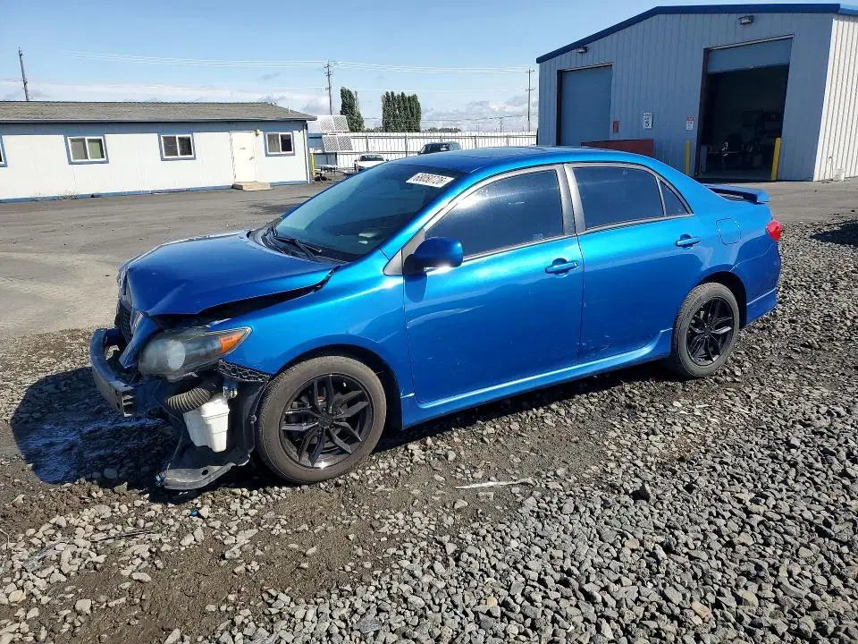 1NXBU40E39Z124863 — 2009 Toyota Corolla, Передняя часть (Front End), фото до ремонта