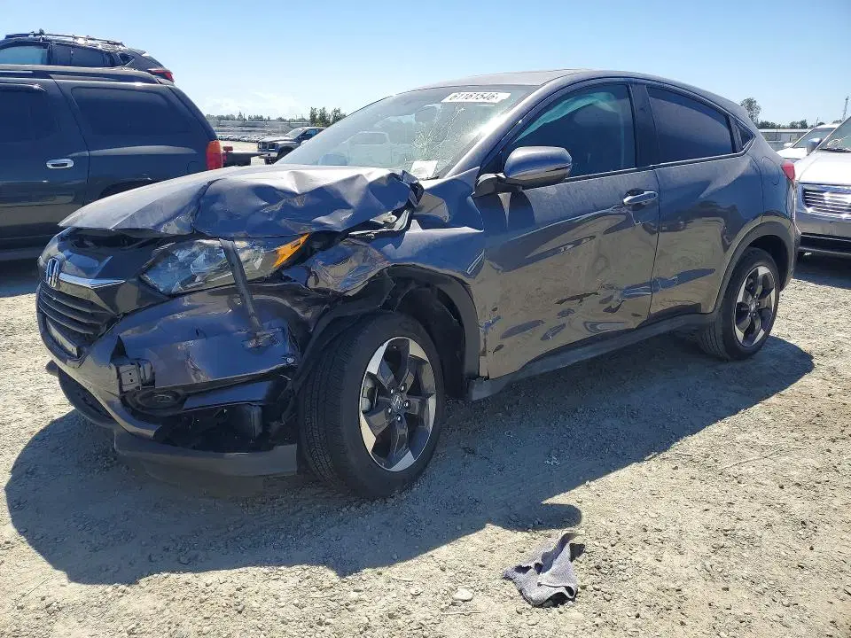 3CZRU6H58JG724329 — 2018 Honda HR-V, Передняя часть (Front End), фото до ремонта