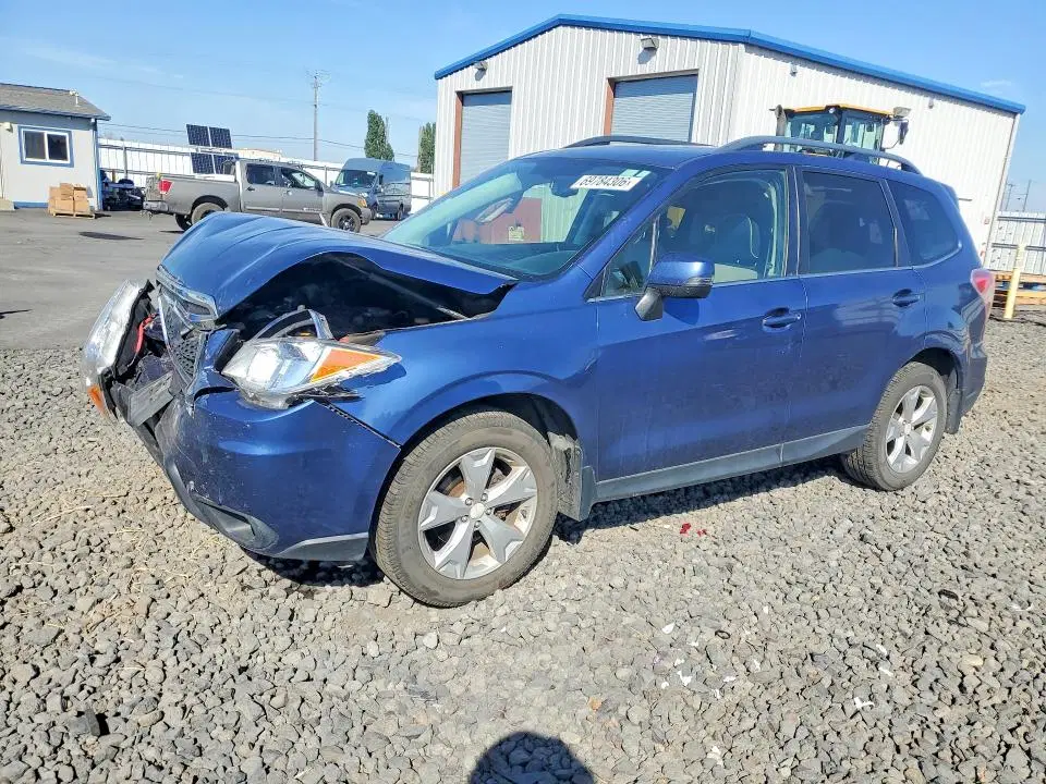 JF2SJAMC0EH538479 — 2014 Subaru Forester, Передняя часть, фото до ремонта