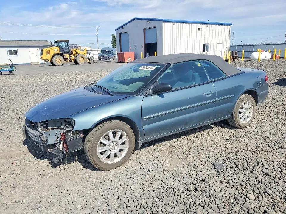 1C3EL75R06N257205 — 2006 Chrysler Sebring, Передняя часть, фото до ремонта