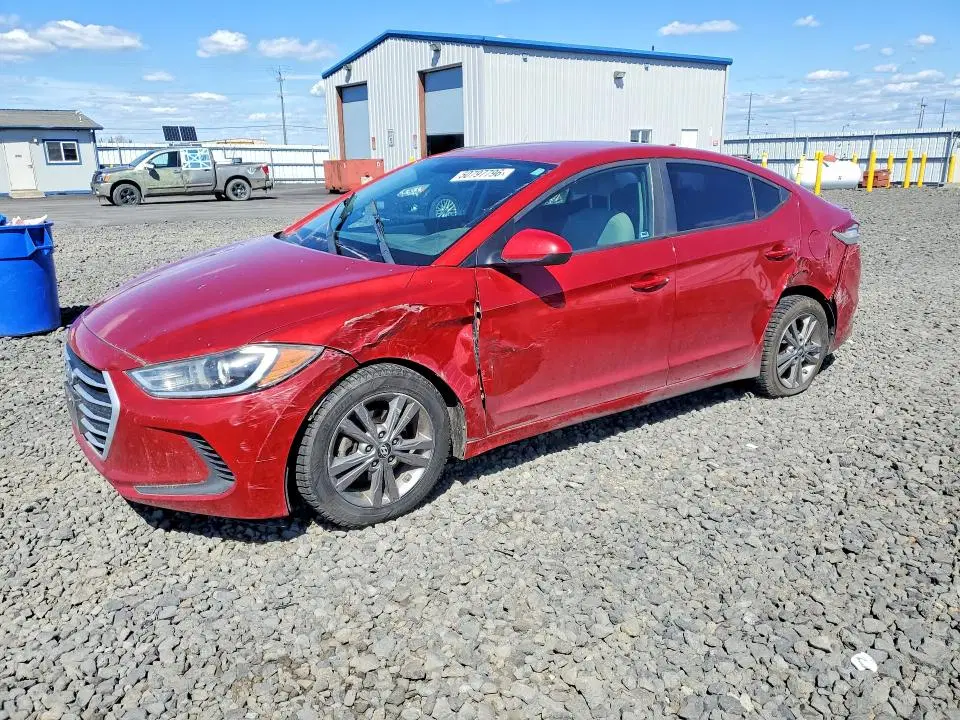 KMHD84LF4JU665135 — 2018 Hyundai Elantra, Передняя часть (Front End), фото до ремонта